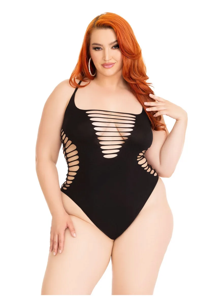 Body s roztrhaným chrbtom Racer Thong