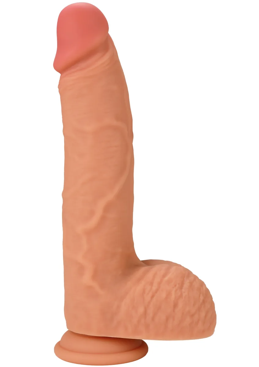 Realistické dildo z tekutého silikónu 23 cm