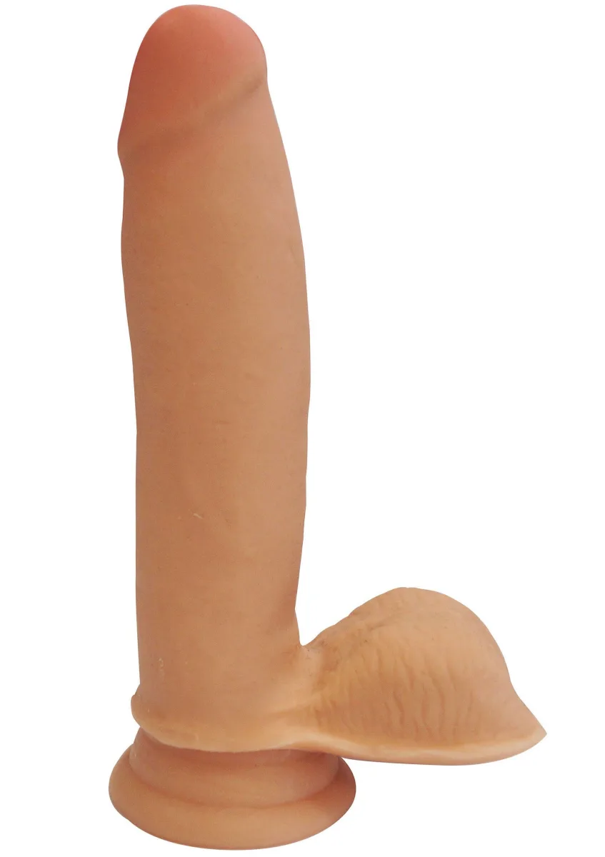 Dildo s dvojitou hustotou TPE 18 cm