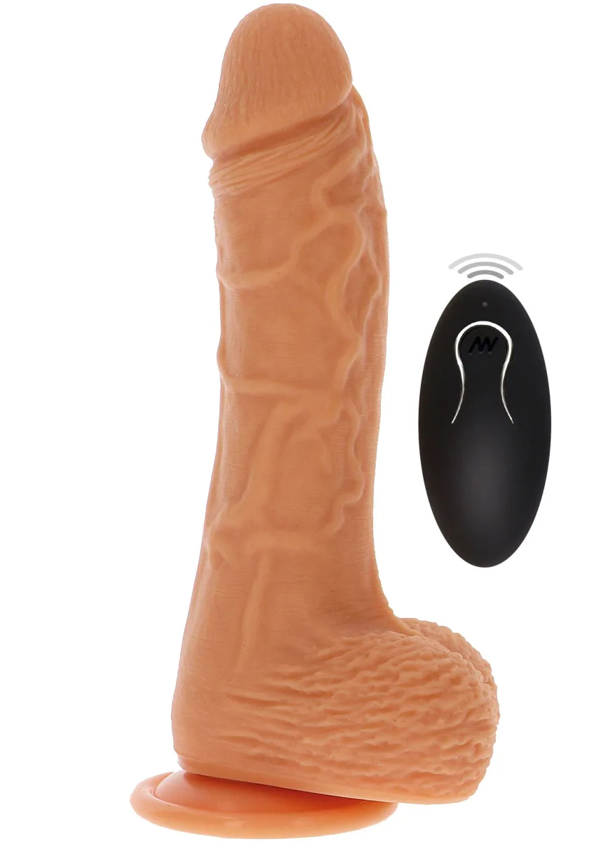 Silikónové rotačné dildo Naked 21 cm