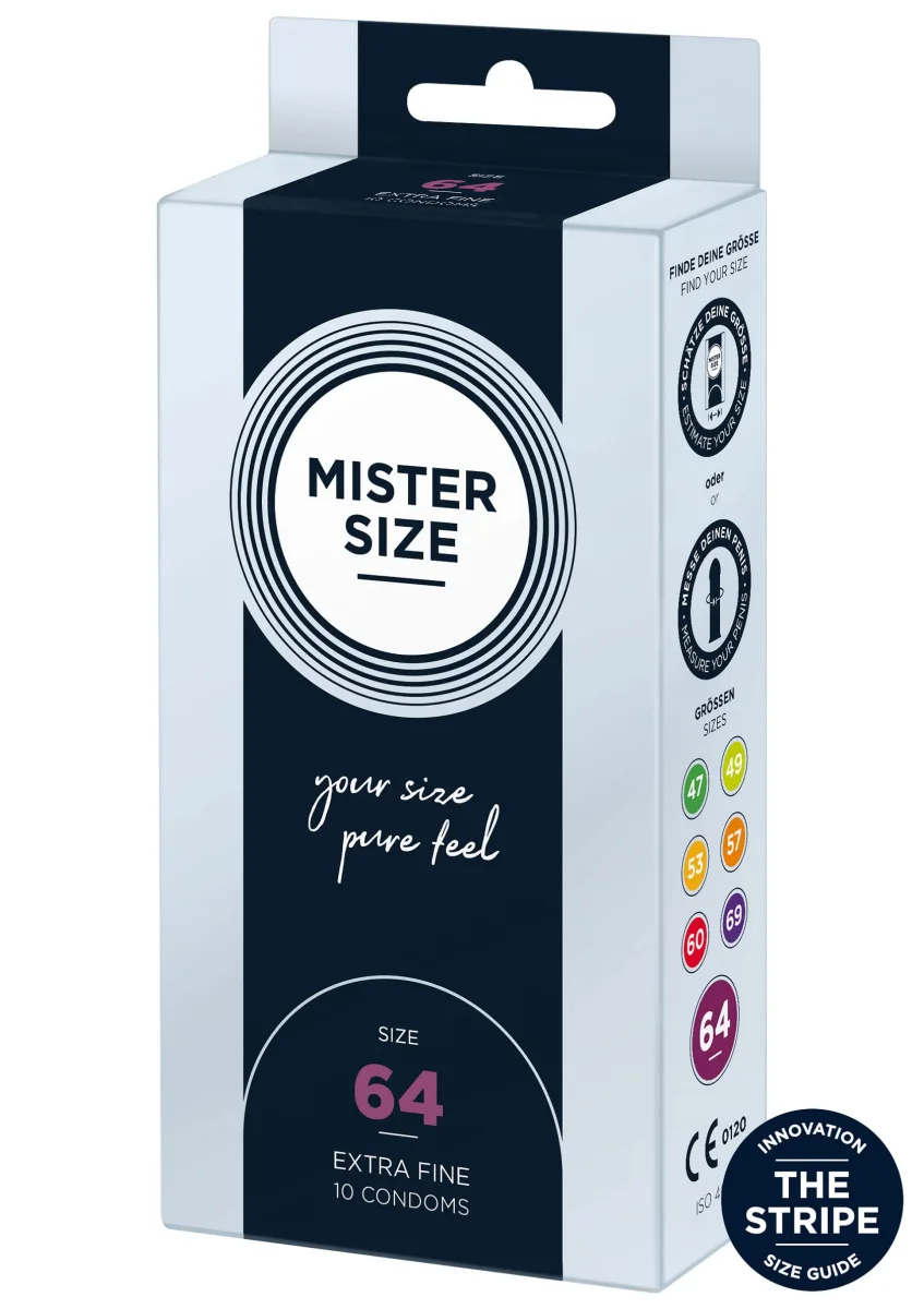 Kondómy MISTER SIZE 64 mm 10 ks