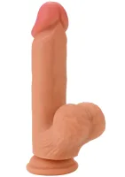 Realistické dildo z tekutého silikónu 19 cm — obrázok 7