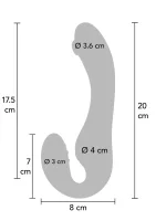Vibrátor bez ramienok s pripínaním Pulse — obrázok 4