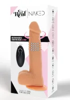 Silikónové dildo s korálkami Naked 21 cm — obrázok 3