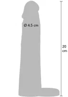 Silikónový krúžok na penis, tekutý, 20 cm — obrázok 2