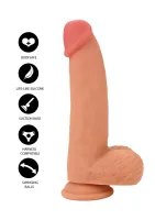 Realistické dildo z tekutého silikónu 19 cm — obrázok 11