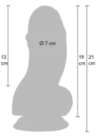 Dildo Fat Boys z PVC 19 cm — obrázok 2