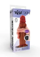 Vibračný silikónový análny penis predkožky 19 cm — obrázok 7