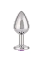 Veľký ametystový plug s klenotom — obrázok 2