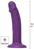 Vibračný silikónový postroj Harness Dong 19,5 cm — obrázok 3