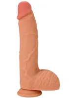 Realistické dildo z tekutého silikónu 23 cm — obrázok 9