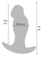 Realistický análny kolík z tekutého silikónu 13 cm — obrázok 3