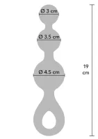 Análny kolík Crystal Trio strednej veľkosti — obrázok 12