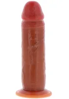 Vibračný silikónový análny penis predkožky 19 cm — obrázok 8
