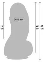 Dildo Fat Boys z PVC 22 cm — obrázok 2
