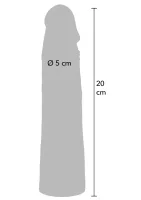 Tekutý silikónový návlek na penis 20 cm — obrázok 2