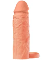 Silikónový krúžok na penis s tekutým povrchom 15 cm — obrázok 4