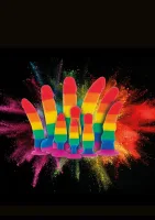 Dildo Rainbow Lover 18 cm — obrázok 4
