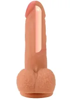 Realistické dildo z tekutého silikónu 18 cm — obrázok 4