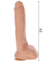 Extrémne XXL dildo z PVC 28 cm — obrázok 1