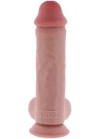 Luxusné hrubé dildo s dvojitou hustotou TPE 28 cm — obrázok 6