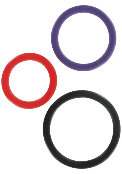 Triple Rings Multicolor 3 pcs
