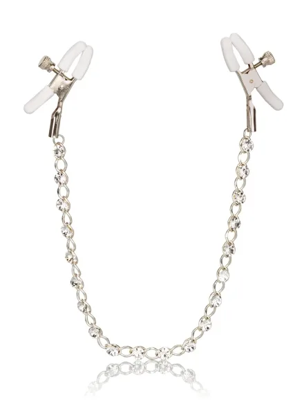 Crystal Chain Nipple Clamps